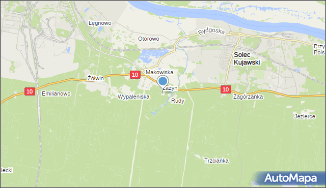 mapa Leśniczówka Miejskie, Leśniczówka Miejskie na mapie Targeo